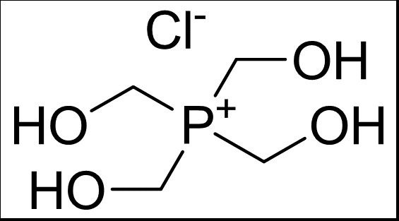 CAS 124-64-1 Tetrakis-Hydroxymethyl ফসফোনিয়াম ক্লোরাইড THPC বর্ণহীন বা খড় হলুদ তরল